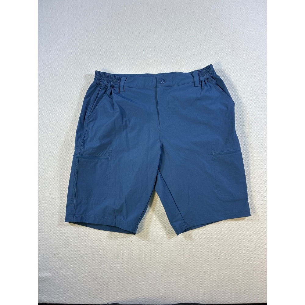 Willit Men's Hiking Cargo Shorts Size Large Blue Stretch Quick Dry Outdoor